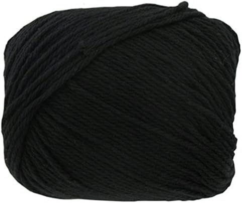 Lily Sugar 'N Cream Yarn, 2.5 Ounce, Black by Spinrite