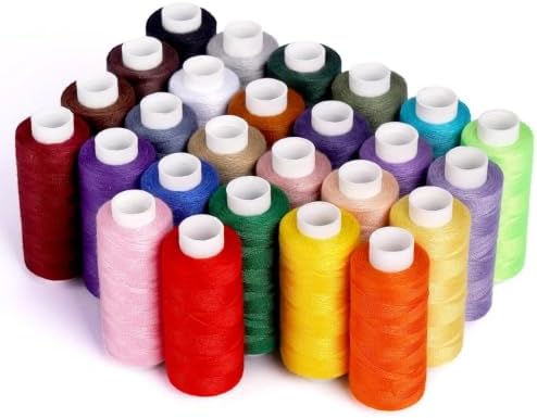 26 Colors Sewing Threads Kit,300 Yards Each Spools, Total 7800yds