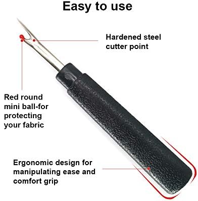 2-Piece Seam Rippers with Ergonomic Handles