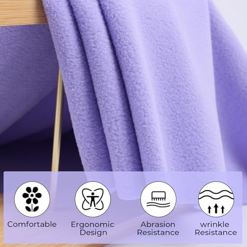 Knitted Polar Fleece Fabric, 10 x 10 inches, 12 Colors, Anti-Pill