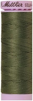 Mettler Silk-Finish Solid Cotton Thread, 164 yd/150m, Burnt Olive