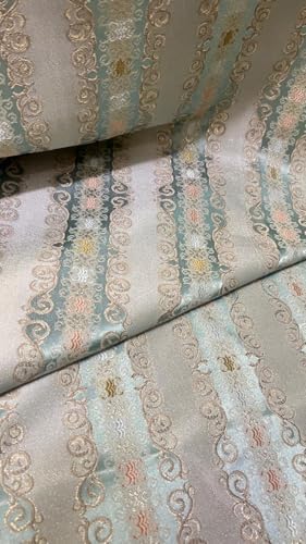 Luxurious Woven Jacquard Damask Motif Design Heavy Furnishing Fabric