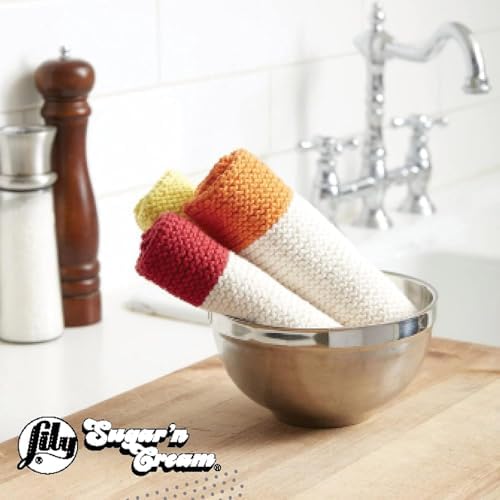Lily Sugar'n Cream Cotton Cone Yarn, 14 oz, Potpourri Prints, 1 Cone
