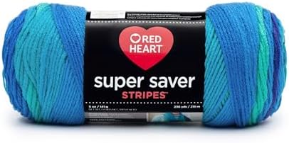 RED Heart Super Saver Yarn, Stripe - Cool