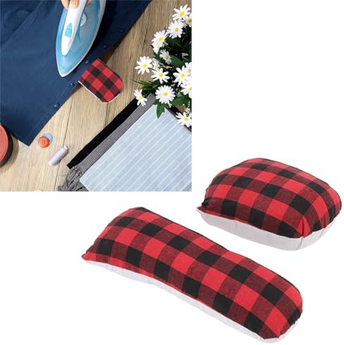 Sewing Pressing Ham, 2pcs Cotton Tailor Ham Seam Roll Set Dressmaking