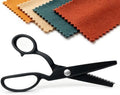 8-Inch Professional Pinking Shears for Fabric Cutting - 5mm Triangle