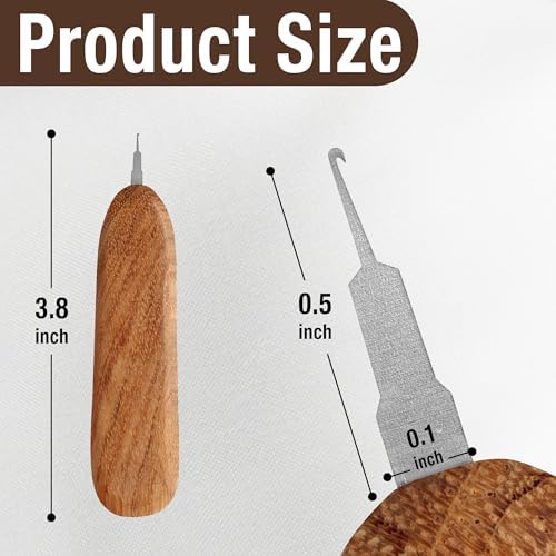 SAVINA Needle Threader, Hardwood Handle