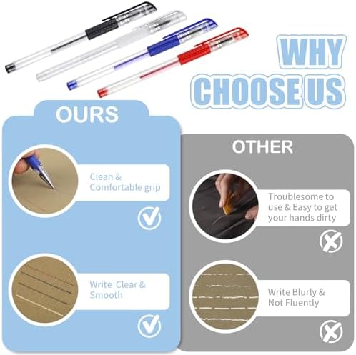 8 Pcs Heat Erasable Pens for Fabric with 64 Refills for Sewing