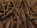 Minerva Crafts Anti Pill Polar Fleece Fabric Chocolate Brown - per