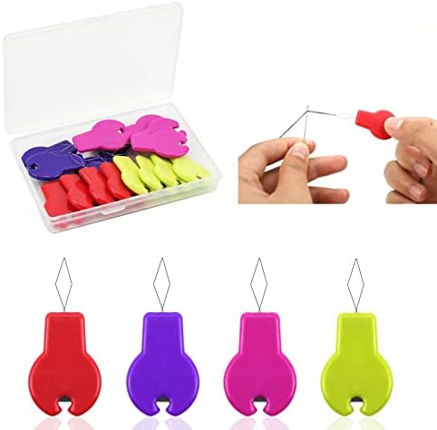 Lechchy 16 Pcs Sewing Machine Needle Threaders