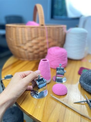 Stitch Counters for Knitting and Crocheting, Metal Knitting Row