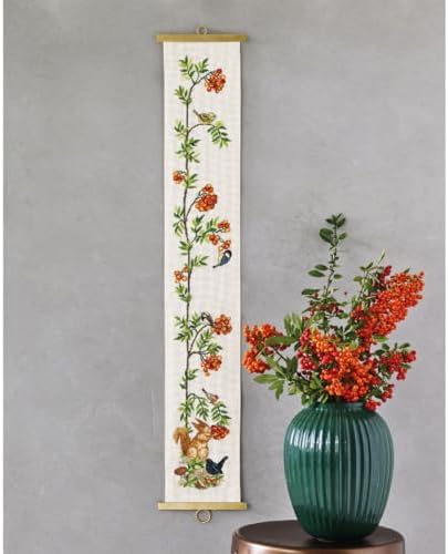 Permin Cross Stitch Embroidery Kit Autumn Counted Pattern 16 x 97 cm