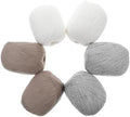 Xmas Wool Yarn 6 Balls for Knitting and Crochet, Soft Fine Thread