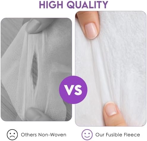 KOVIEDE Fusible Fleece Interfacing, 2 Pack 40" x 1 Yards Heavyweight