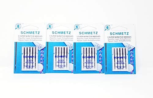 SCHMETZ Super NONSTICK Needles (5 Needles Per Package) ~ Includes