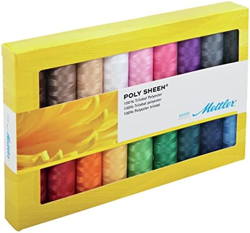 Mettler Polysheen Polyester Machine Embroidery Thread Gift Set Kit