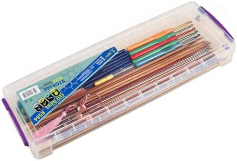 15′′ Knitting Needle Case Organizer, Crochet Hook Case with