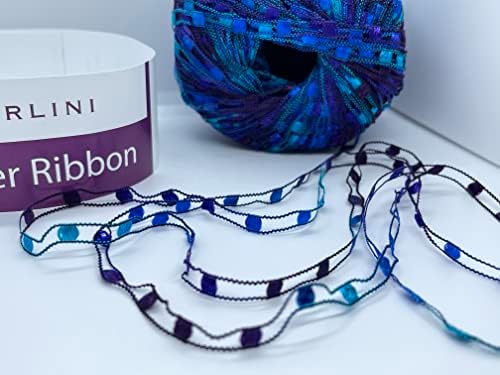 Berlini Ladder Ribbon Yarn - 50 Grams (1.75 Ounces), 142 Yards - #170