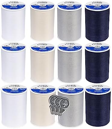 Coats & Clark Dual Duty All Purpose Sewing Thread 230A 400 Yards Each