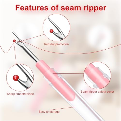 Heclia 3Pcs Quick Needle Threader for Sewing Machine 4in1 Quick Sewing