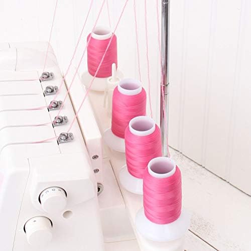 ThreadArt Wooly Serger Thread, Nylon 1000m, Black 9228