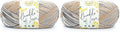 Lion Brand Yarn Bundle of Love Yarn, Sweater Weather (Pack of 2)