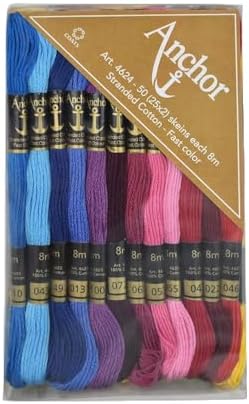 50 Anchor Embroidery Cross Stitch Threads Floss/Anchor Stranded Cotton