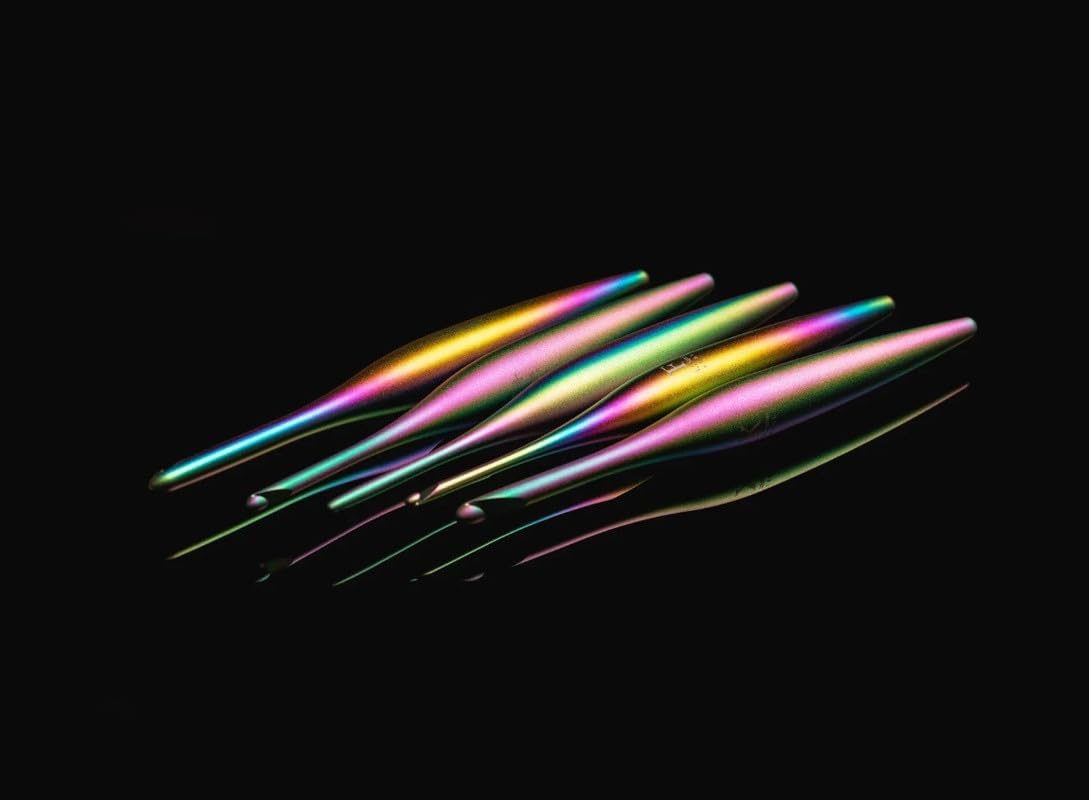 Furls Crochet Hook, Limited Edition Matte Aura Streamline Metal