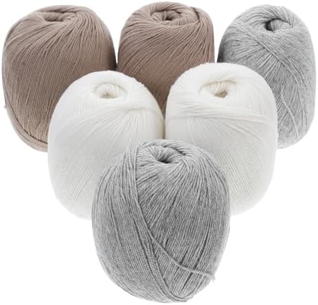 Xmas 6 Balls Wool Yarn for Knitting Yarn, Crochet Fine Scarf