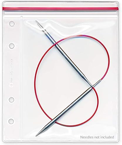 StoreSMART - Top Side Zipper Case for Your Circular Knitting Needles