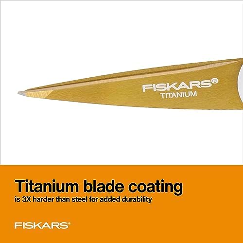 Fiskars Premier No. 5 Micro-Tip Easy Action Titanium Scissors