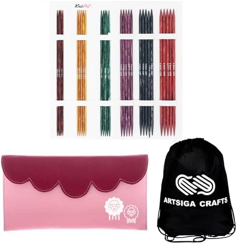 KnitPro Dreamz Starter 8-Inch DPN Double Pointed Knitting Needle Set