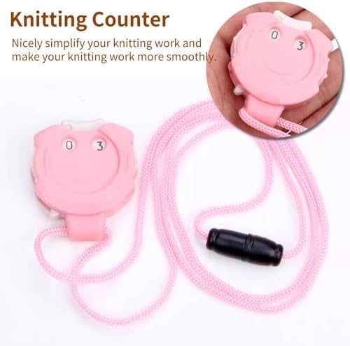 3 Pieces Knitting Counter, Row Counter Knitting Counter Stitch Counter