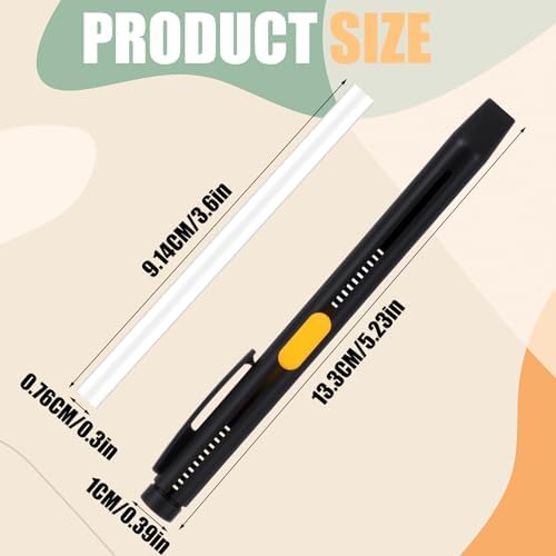 ForraFun 4 Pcs Heat Erasable Fabric Markers with 60 Refills for