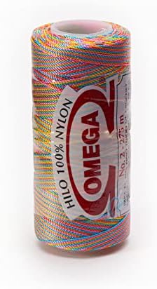 Nylon NO.2 [Variegated] by Omega - Strong 100% Nylon String Cord for