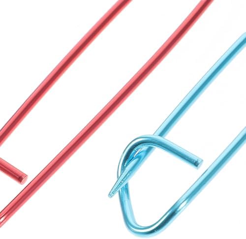 50Pcs Aluminum Curved Stitch Holders, Safety Marker Pins
