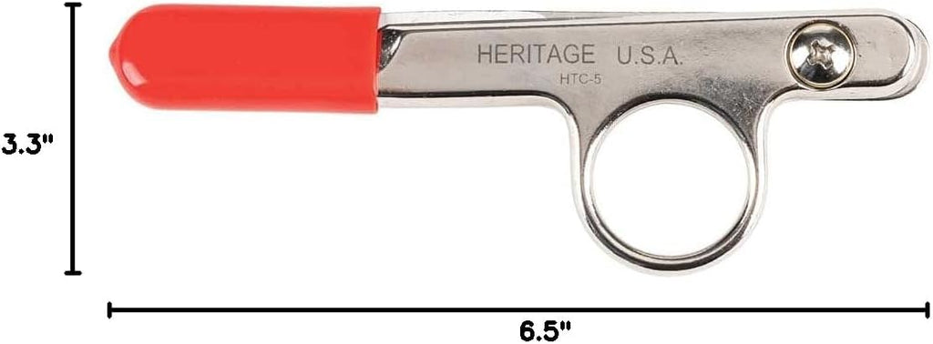 Klein Tools HTC5 Scissors, Made in USA, Threadclip with Spring Action