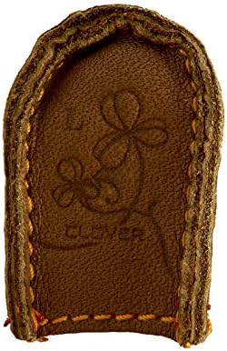Clover Natural Fit Leather Thimble Large