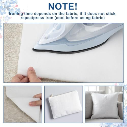 Pangda 20" x 10 Yds Single-Sided Fusible Foam Stabilizer 1 Sided