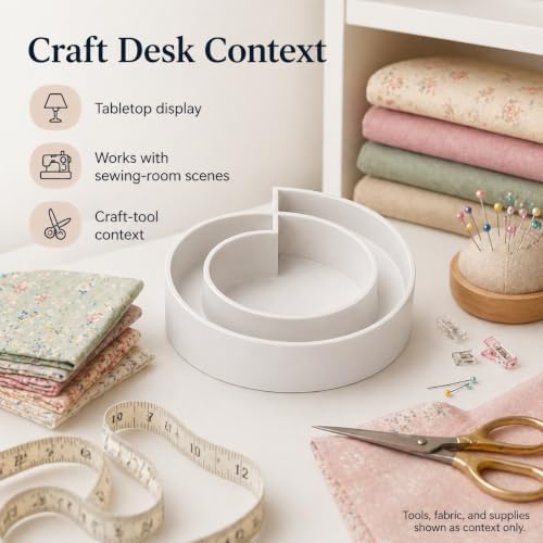 Spiral Sewing Thread Spool Holder Organizer – Freestanding Storage