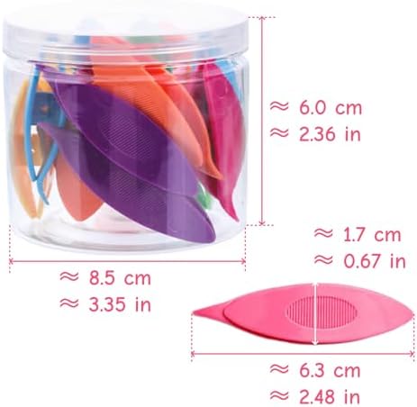 ZCJBCYGG 18 PCS Tatting Shuttle Colorful Plastic Tatting Lacemaking