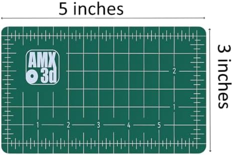 Self-Healing Cutting Mat 3.5 x 5 inch Double-Sided Gridded Surface for
