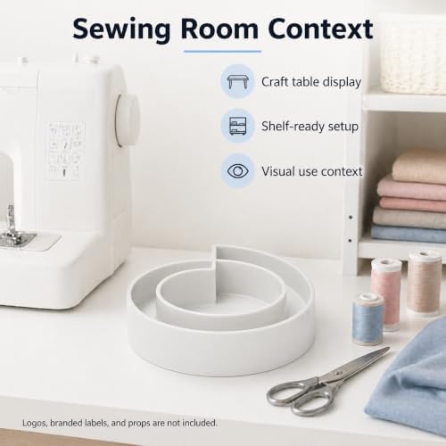 Spiral Sewing Thread Spool Holder Organizer – Freestanding Storage