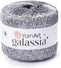 YarnArt Galassia Glitter Yarn – Fine Sparkly Polyester Thread for