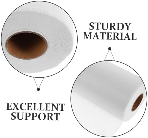 Iron on Fusible Interfacing for Sewing, White Polyester 30 Yard Roll