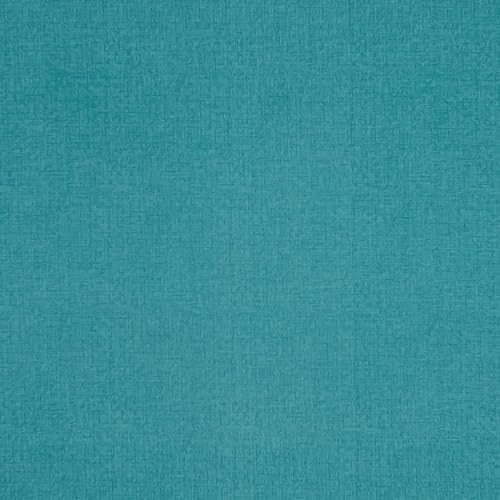 Winward Fabric by The Yard - Textured Solid Teal, (1 Yard) Indoor
