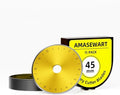 AMASEWART 45mm Titanium Coated Rotary Cutter Blades Fits Fiskars Olfa