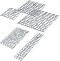 TrueCut Quilting Ruler Bundle | 5 Quilting Rulers, 6.5"x12.5", 3"x18"