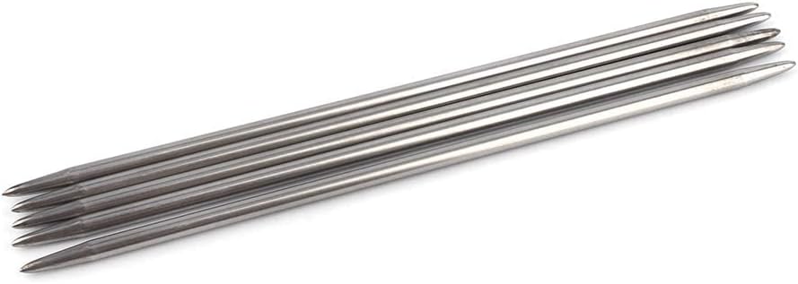 55 Pieces Knitting Needle Set, 2-6.5 mm Stainless Steel Double Pointed