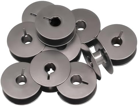 Fbshicung 10PCS Jumbo Bobbin #770591001 Compatible with Janome Brand